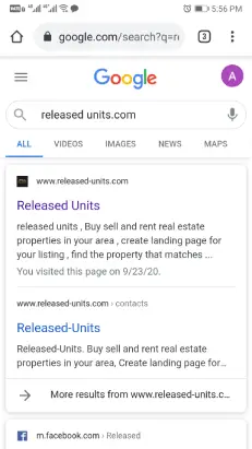 create free landing page - step 1 