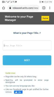 create free landing page - step 4 