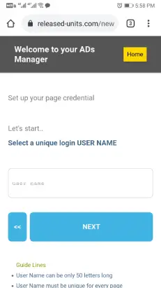 create free landing page - step 6 