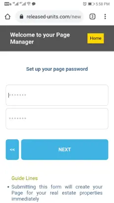 create free landing page - step 8 