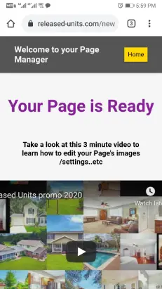 create free landing page - step 9 